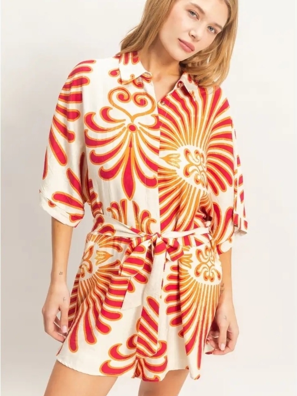 Button-Down ROMPER - Picture 2 of 11